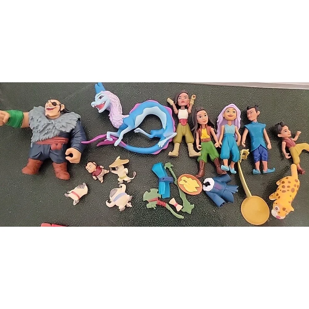 Disney Raya and the Last Dragon‎ Toy Figures Playset cake toppers